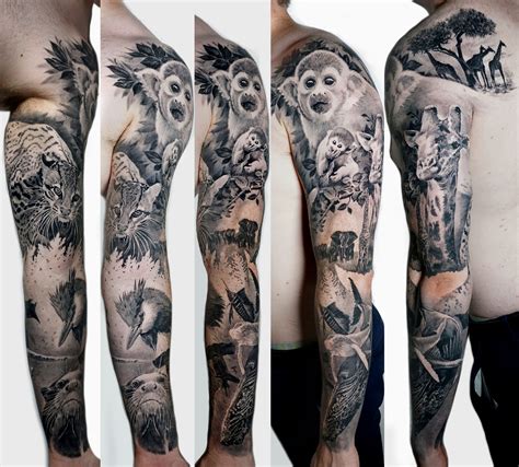 Animal Tattoo Sleeve