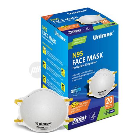 Unimex N95 Face Mask Particulate Respirator – Progressive Medical ...