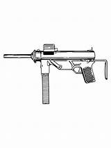 Gun Coloring Pages sketch template