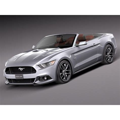 Ford Mustang Convertible 2015 - 3D Model - CGriver | Super autos