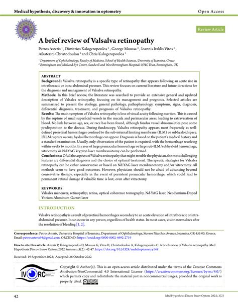 (PDF) A brief review of Valsalva retinopathy