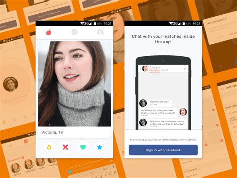 Tinder Android App UI Kit Sketch freebie - Download free resource for Sketch - Sketch App Sources