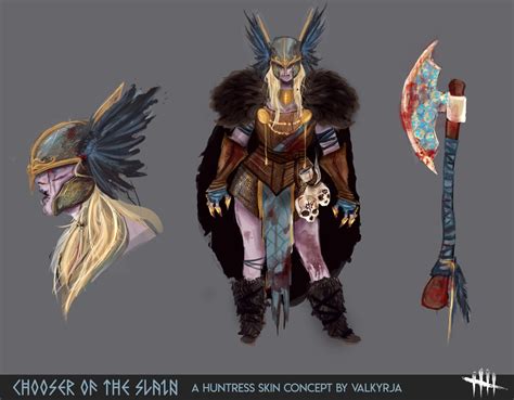 "Chooser of the Slain" Huntress skin concept by me! : deadbydaylight