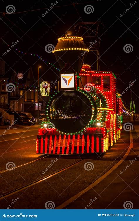 Blackpool Illuminations Tram Editorial Image - Image of website, show: 233093630