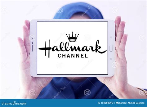 Hallmark Channel logo editorial photo. Image of motto - 103658996