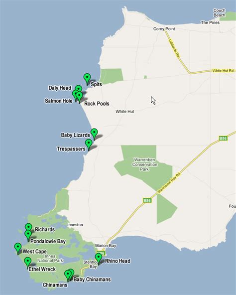 Surfing locations – Yorke Peninsula Council