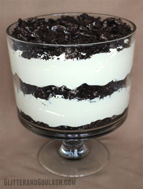 Oreo Cookie Trifle - Glitter and Goulash