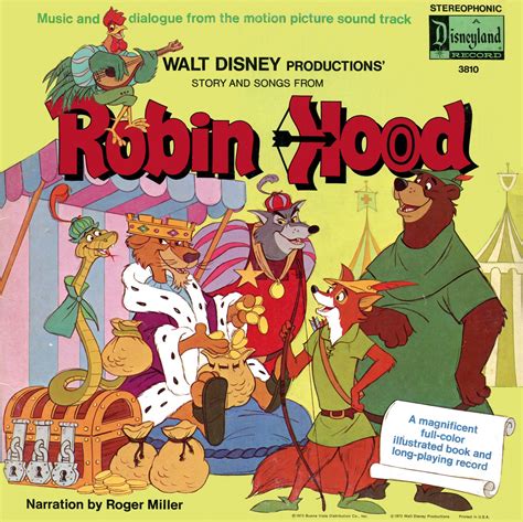 Robin Hood - Walt Disney Story & Songs Soundtrack, Roger Miller LP/CD