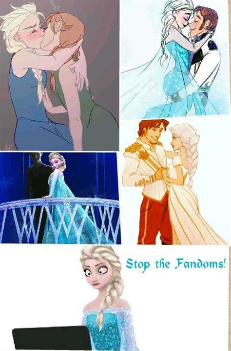 I agree with Elsa! Elsanna is cute but what the HECK is going on ...