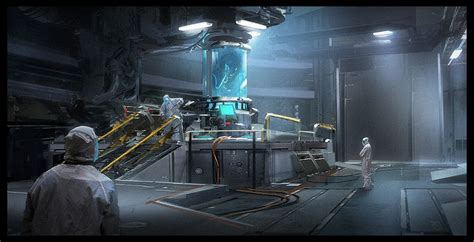 ArtStation - Lab Concept, Sergey Grechanyuk Science Lab, Science ...