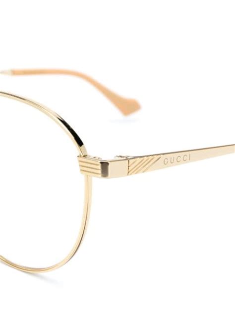 Gucci Eyewear round-frame Glasses - Farfetch