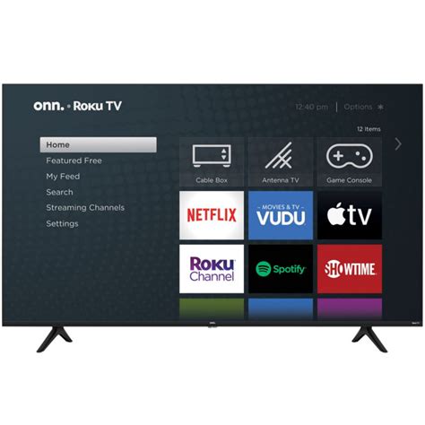 onn. 100021261 65-Inch Roku LED 4K Ultra Smart HDTV | Smart tv, Roku ...