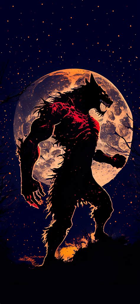 Werewolf & Moon Art Wallpapers - Werewolf Wallpapers for iPhone