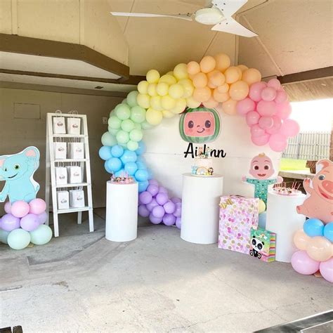 Cocomelon party | Girls birthday party decorations, 2nd birthday party ...