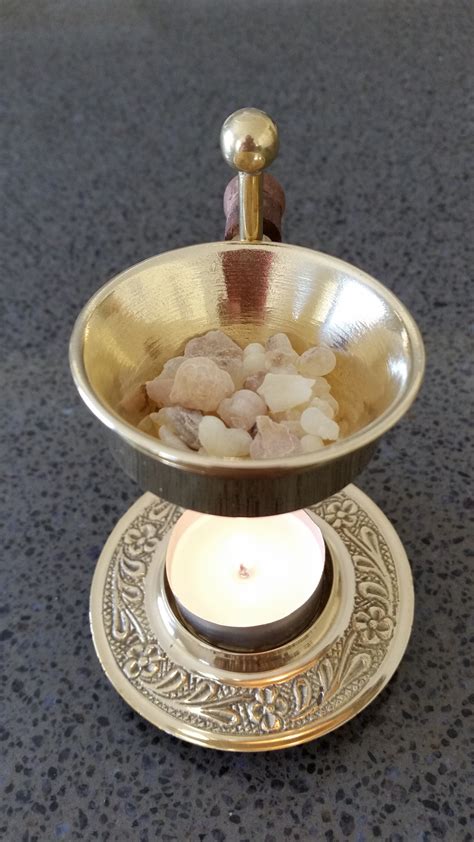 Brass Frankincense / Aromatherapy / Essential Oil Burner - Gold OR ...