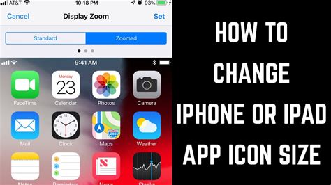 How to Change iPhone or iPad App Icon Size - YouTube