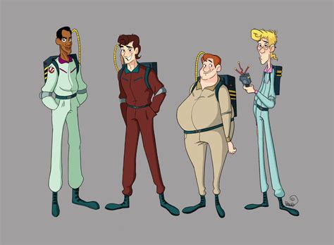 The real ghostbusters, Ghostbusters, Cartoon characters