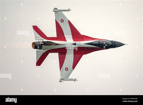 Danish F-16, Dannebrog Livery at the Royal International Air Tattoo 2023 Stock Photo - Alamy