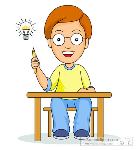 Student thinking clipart biezumd 2 - WikiClipArt