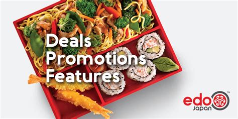 Promotions - Edo Japan: Grill & Sushi