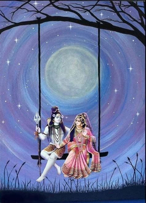 Shiva parvathi Shiva Parvati Images, Mahakal Shiva, Shiva Art, Hare Krishna, Krishna Art, Photos ...