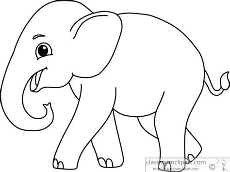 elephant outline Outline free clipart jpg – Clipartix