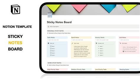 Sticky Notes Board