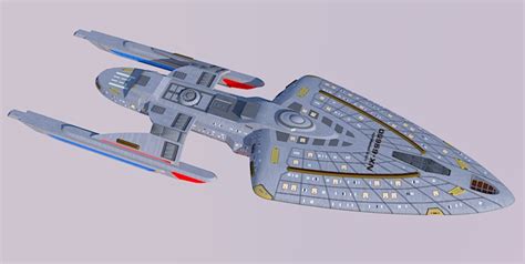 Star Trek Voyager: Intrepid Class Prototype 3 by calamitySi on DeviantArt