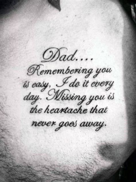 70 Dad Tattoos For Men - Memorial Ink Design Ideas