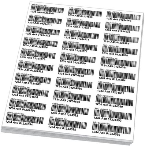 Order A49 Barcode Labels (Sheets) | BorderPrint