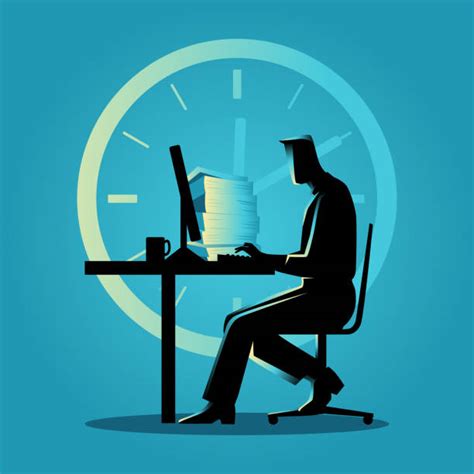 Best Overtime Illustrations, Royalty-Free Vector Graphics & Clip Art ...