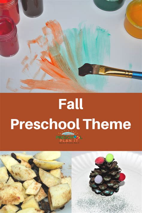 Fall Preschool Theme Activities and Lesson Plans