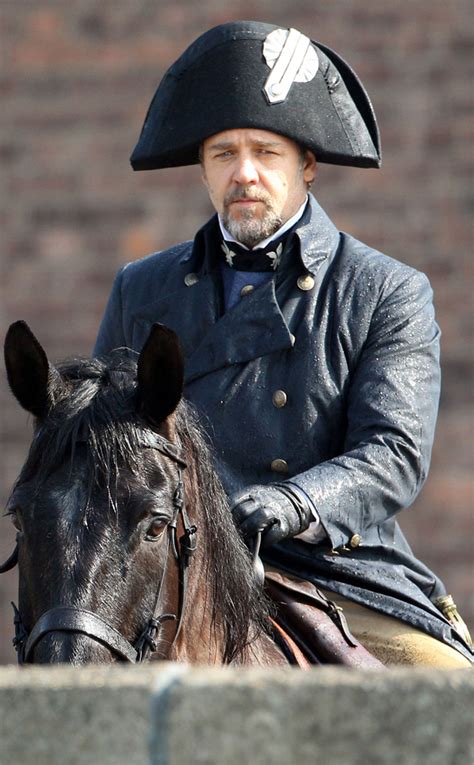 First Look: Russell Crowe Rides in Les Misérables! - E! Online