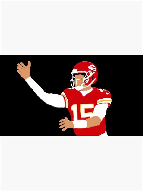 "Patrick Mahomes - Chiefs - No look pass" Canvas Print for Sale by ethanchalon | Redbubble