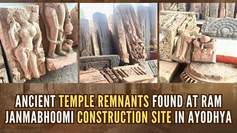 Ancient Temple Remnants Found at Ram Janmabhoomi Construction Site in ...