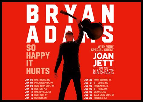 Bryan Adams Announces 2023 Tour With Joan Jett & The Blackhearts