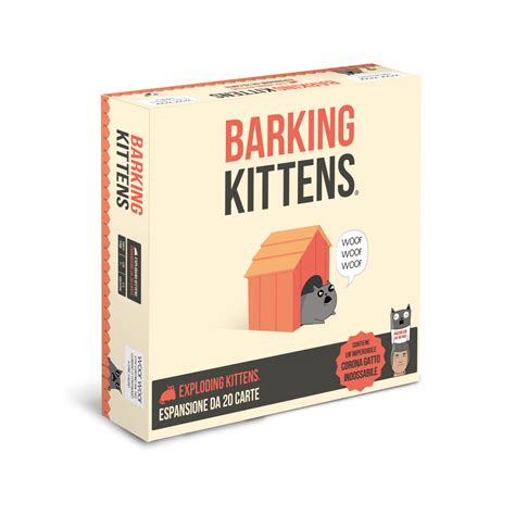 Exploding Kittens - Barking Kittens Board Game - Asmodee Italia