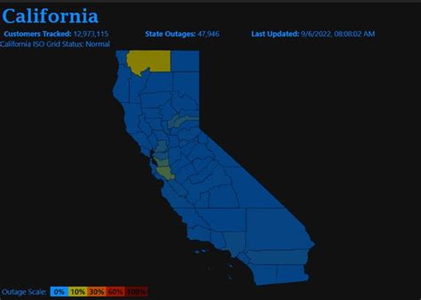 California Power Outage Maps, Update as Thousands Affected in Heat Wave