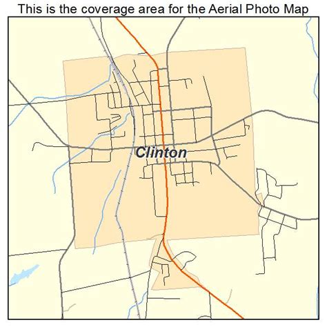 Aerial Photography Map of Clinton, KY Kentucky