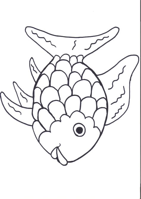 Rainbow Fish Printables August Preschool Themes | Child Care Information | Kids Coloring P ...