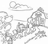 Elementary School Coloring Pages Printable  Learning Bear sketch template