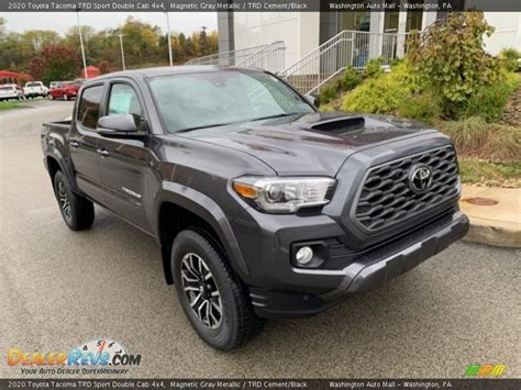 Magnetic Gray Metallic 2020 Toyota Tacoma TRD Sport Double Cab 4x4 ...