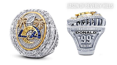 LA Rams show off massive Super Bowl LVI rings to celebrate championship run