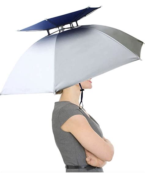 Try An Umbrella Hat - 5 Umbrella Hats That Work Rain Or Shine