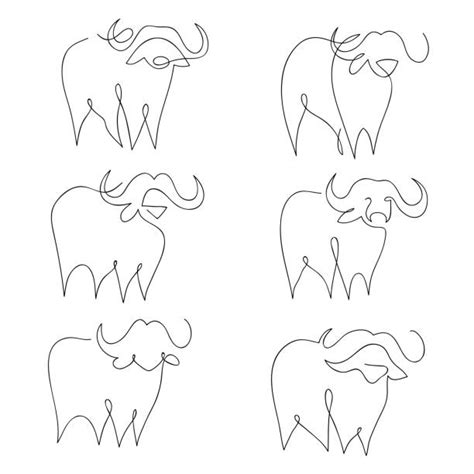 290+ Buffalo Outline Clip Art Stock Illustrations, Royalty-Free Vector ...