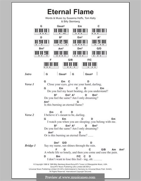 Eternal Flame by B. Steinberg, S. Hoffs, T. Kelly on MusicaNeo