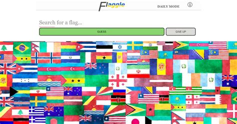 Flaggle wordle 🕹️ Guess the country flag