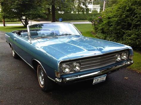 Purchase used 1969 Ford Fairlane convertible. Auto trans. Sky blue. in Pelham, New York, United ...