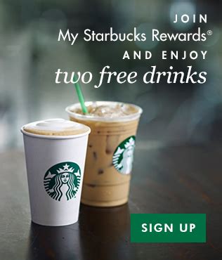 2 Free Drinks from Starbucks!