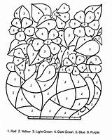 Free Printable Color By Number Coloring Pages  Best For sketch template